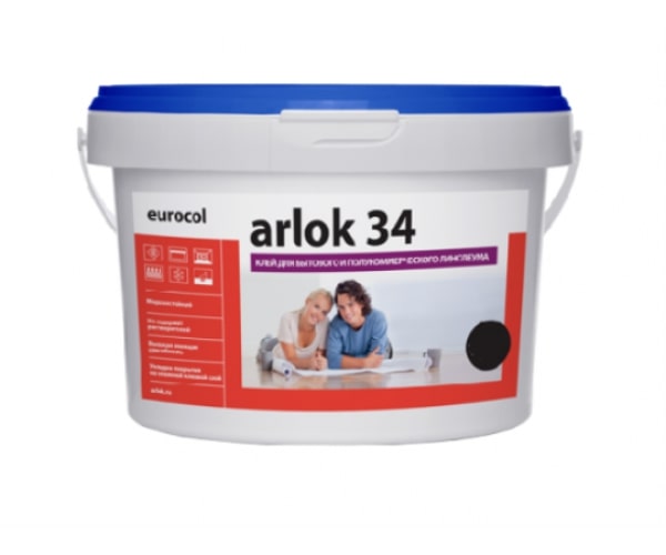 Клей для плитки ПВХ Arlok 34 (14 кг)
